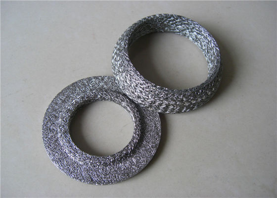 Silver Wire Mesh Washer ID1.07mm * OD1.95mm OEM / ODM Tersedia