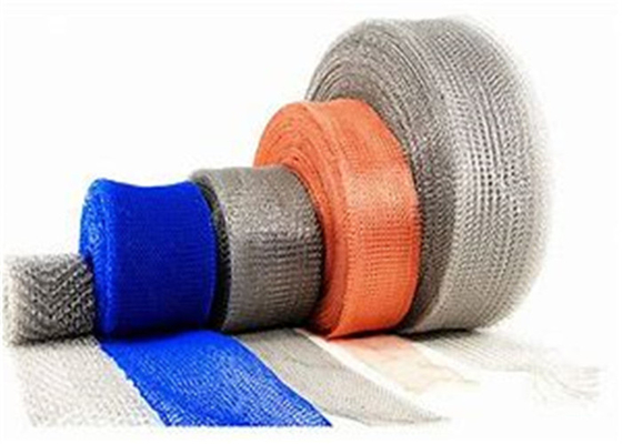 Lebar 50 Cm Rajutan Wire Mesh 125m Panjang Diameter 0.25mm Mat Sus304 80 Roll