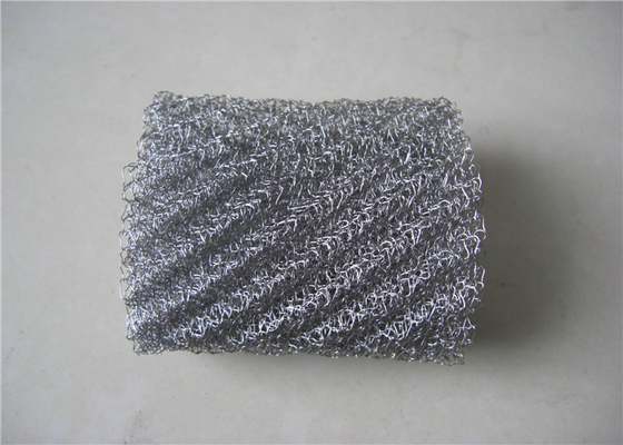 Tin Coated Knitted Wire Mesh 40mm 30m / roll Vapor Liquid Filtering Untuk Perisai
