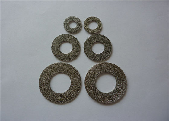 OD25mm Compressed Knitted Wire Mesh Filter cairan gas 0.55mm 100mesh / inci