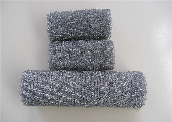 Galvanis Wire Mesh Pad Demister Silinder Filter Cairan Gas 200mm