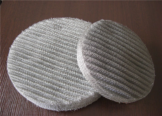 Plastik / Stainless Steel Mesh Pad Demister Dia 100mm Untuk Menara Uap