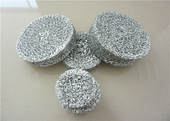 Putih Rajutan Aluminium Foil Mesh Dia118mm Panjang Disesuaikan Untuk Otomatis