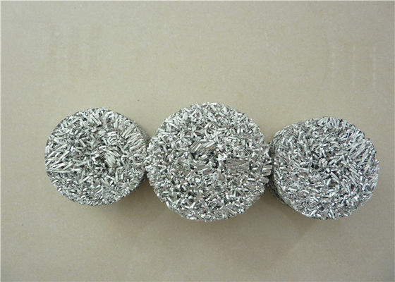 Putih Rajutan Aluminium Foil Mesh Dia118mm Panjang Disesuaikan Untuk Otomatis