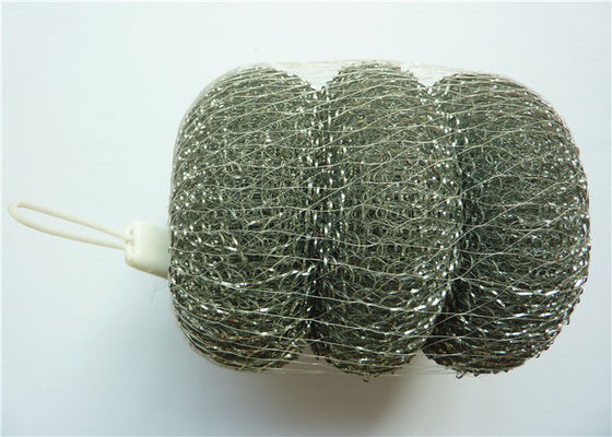Wire Scourer Bola Pembersih Stainless Steel 15g * 6 5x 2.5cm Untuk Industri