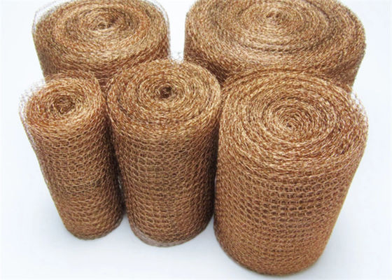 99,9% Tembaga Rajutan Mesh Roll 10ft 20ft 6inch Untuk Pengendalian Hama