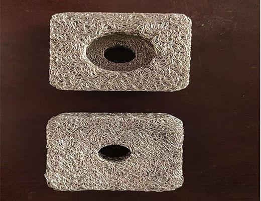 Tinggi ketahanan korosi dipencet kawat rajutan Mesh untuk Filter persegi panjang sus 316 material