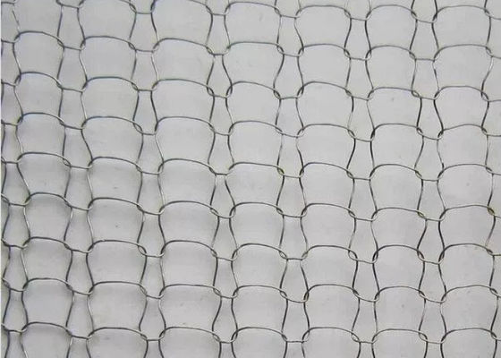 Perak Stainless Steel Rajutan Mesh 5ft 10ft Struktur Besar Laundry Mesh