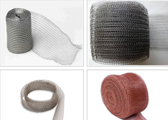 310SS Gas Liquid Filter Mesh Corrugated / Crimped 4mmx5mm Lubang 0.28mm Untuk Sistem Pembuangan