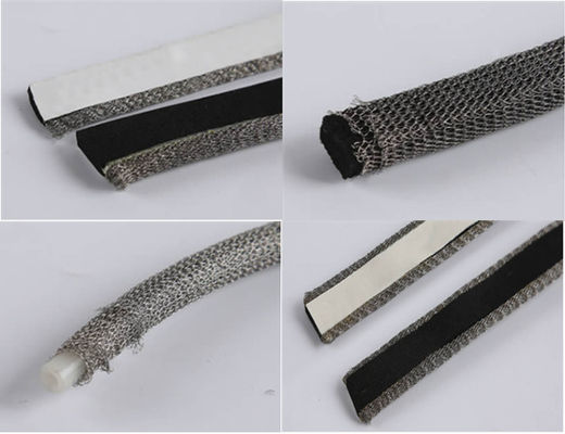 50mm WrapShield Rajutan Wire Mesh Gasket Untuk Melindungi Kabel EMI