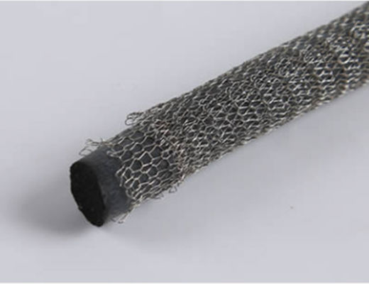 Cylinder Knitted Woven Wire Mesh Washers Terkompresi 30m untuk EMI Shielding