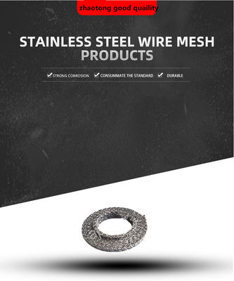 OD112mm ID85mm  Knitted Mesh Washer SS316 For Engine Muffler