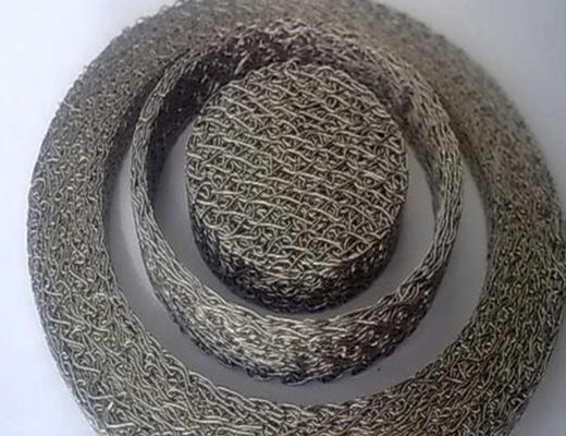 60*40*20mm Rajutan Wire Mesh Gasket Shockproof 30mm Untuk Knalpot Mobil