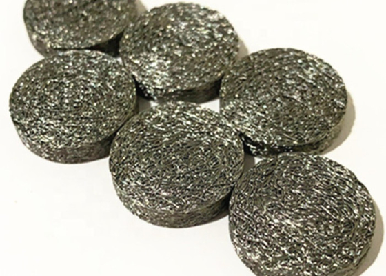 AISI304 14X10mm Wire Mesh Rajutan Terkompresi Untuk Filter Snow Foam Lance