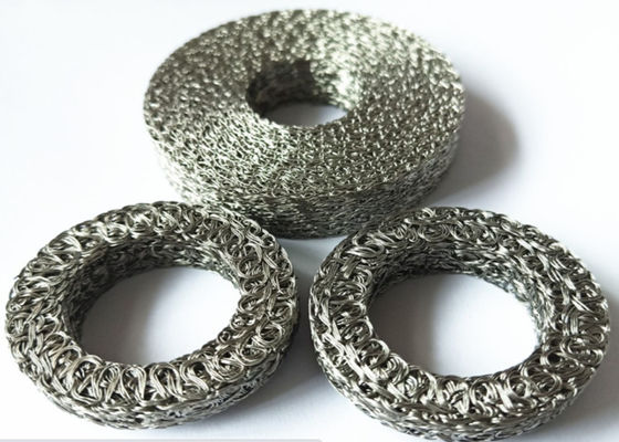 SS304 SS316 Mesh Filter Exhaust Mesh Gasket Bentuk Kustom ISO9001 Disetujui