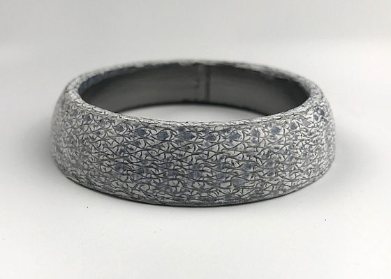 Gasket Grafit Luka Spiral SS yang Diproses Halus 45 * 50 * 36mm