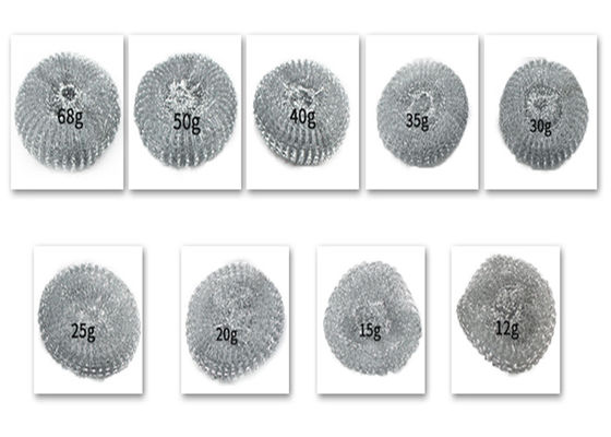 20g Pembersih Bola Kawat Baja Galvanis, Bola Pembersih Mesh Scourer
