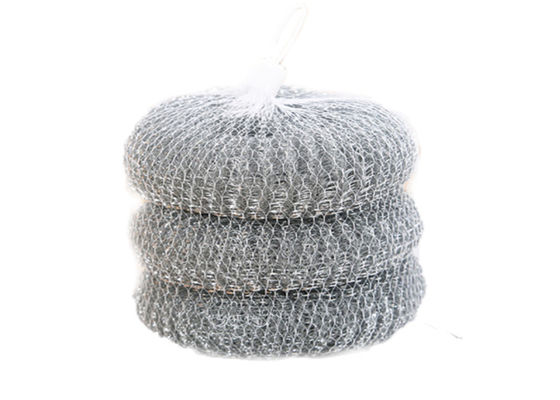 2 * 4cm Scrubber Pembersih Stainless Steel Besar Galvanis 7.2g Untuk Pot