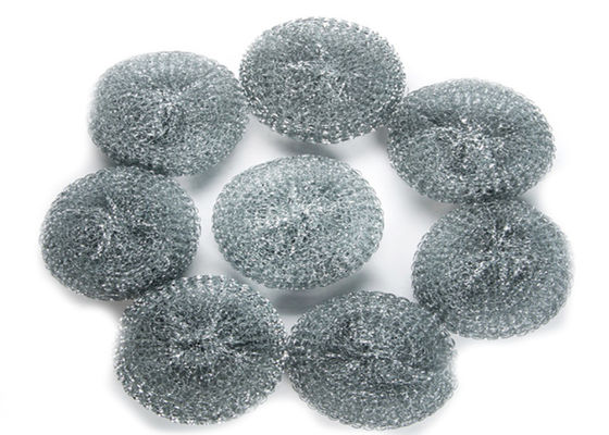 10g 4cm Bola Pembersih Stainless Steel Warna Perak Disesuaikan Untuk Restoran