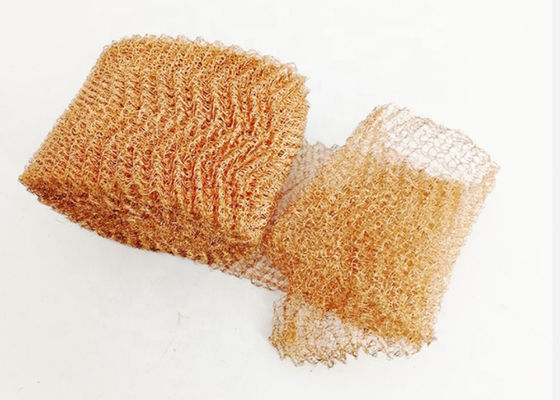 Gas Liquid Rajutan Tembaga Mesh Roll Pest Control 99% Murni 0.18mm