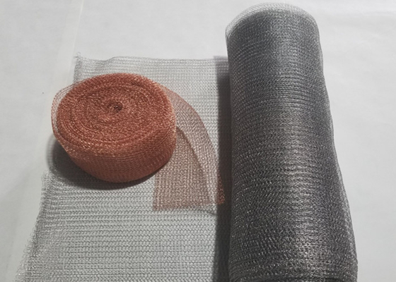 SS310 Rajutan Tembaga Wire Mesh Screen 99% Murni Untuk Membangun Lubang Mencegah Sarang Burung Bird