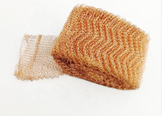 Gas Liquid Rajutan Tembaga Mesh Roll Pest Control 99% Murni 0.18mm