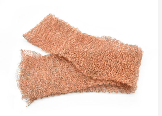 ODM Rajutan Tembaga Wire Mesh Roll 50mm Lebar Irregula Lubang