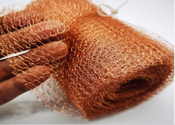 Layar Filter Cair Gas Tembaga Merah 500mm Lebar 0.28mm Flat Type Mesh