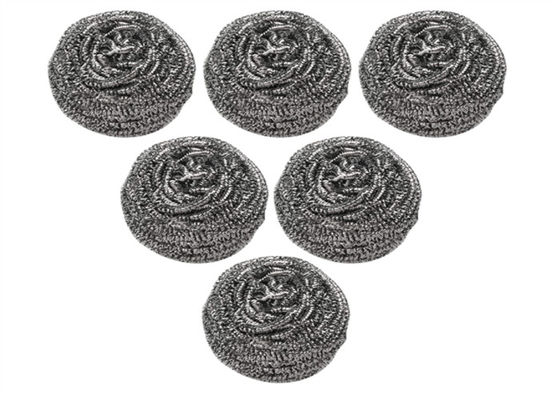 Pembersih Kuat Stainless Steel Sponge Scrubber 10g Untuk Plat / Menghilangkan Karat