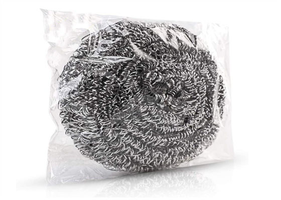 Tugas Berat 410 Bola Pembersih Stainless Steel 23g Dia 7cm Warna Perak