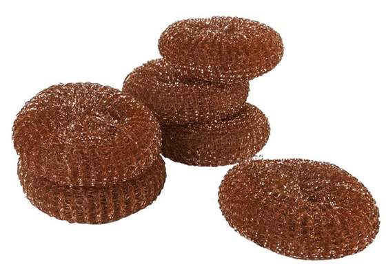 ZT Yellow Copper Dish Scrubber 90g Disesuaikan Untuk Peralatan Dapur Tangguh