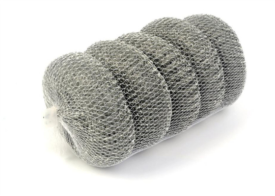5 pcs 20Gram Bola Pembersih Dapur, Stainless Steel Galvanized Mesh Scourer OEM