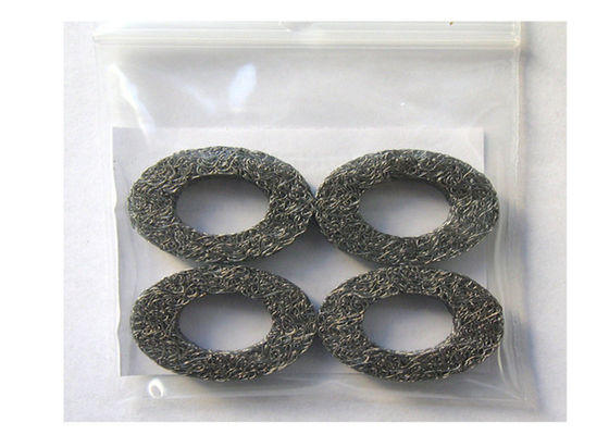 Tape Wire Mesh Rajutan Presisi Tinggi 25mm Lubang Bulat Stainless Steel