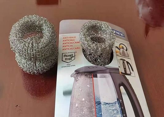 Stainless Steel Rajutan Wire Mesh 0,08mm - 0,5 mm Dia OEM Kettle Filter Screen