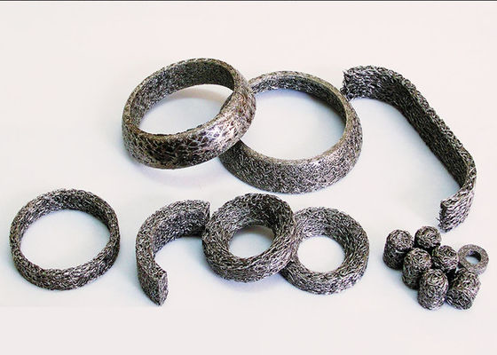 Square Metallic Mount 50g Rajutan Wire Mesh Gasket 310s Untuk Bantal Anti Getaran