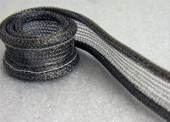 0.10mm Rajutan Wire Mesh Gasket Untuk Perisai, Tahan Suhu Tinggi