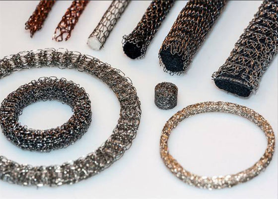 Menyaring Dengan Perak Dan Tembaga Putih Woven Wire Mesh Of 0.11mm Wire Diameter