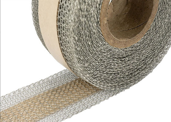 Stainless Steel 304 316 Rajutan Wire Mesh Tape Lebar 25mm