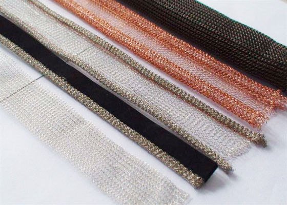 Bentuk Tabung Tembaga Kaleng Rajutan Mesh Perisai Diameter 3mm Untuk Mekanik