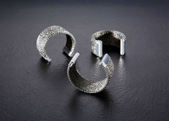 Warna Perak 304 Steel Rajutan Wire Mesh Gasket Untuk Pendingin Egr