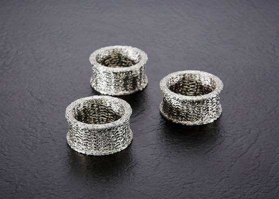 Warna Perak 304 Steel Rajutan Wire Mesh Gasket Untuk Pendingin Egr