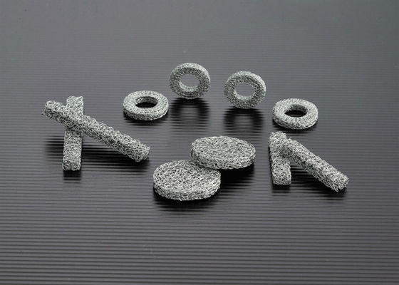 Warna Perak 304 Steel Rajutan Wire Mesh Gasket Untuk Pendingin Egr