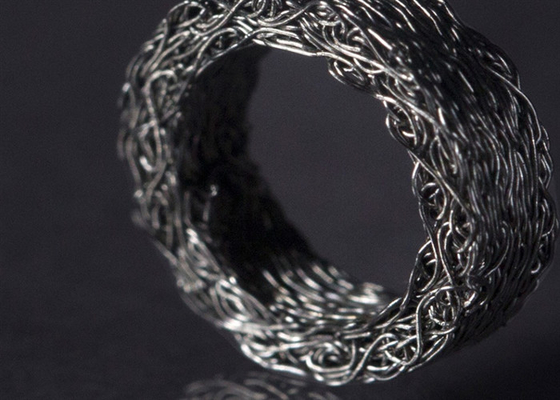 High Level Metal Dia 25mm Compressed Rajutan Wire Mesh Untuk Mobil