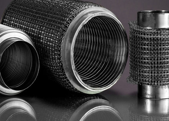 Knalpot 0.18mm Ss Rajutan Wire Mesh Untuk Sistem Pembuangan