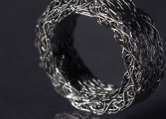 Ultra Fine Sus 304 316 Wire Mesh Washer Dia 25mm Untuk Knalpot Muffler