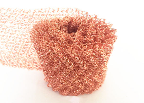 316 Rajutan Stainless Steel Mesh Bergelombang / Datar Untuk Demister