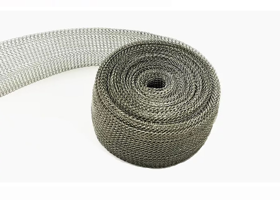 Dia 25cm Rajutan Wire Mesh Tembaga Titanium Stainless Steel Dalam Filter Cairan Gas