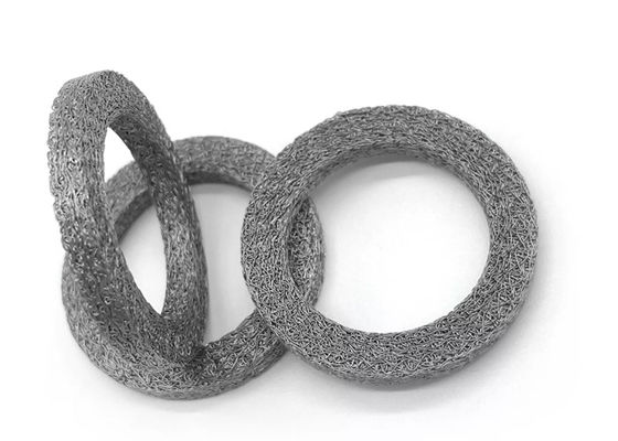 Perak Kuning Stainless Steel Plain Dipakaikan Wire Ring Mesh Customzied Diameter 5-300mm