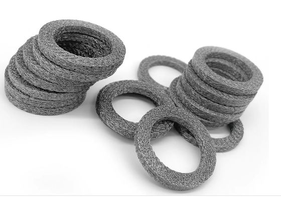 Perak Kuning Stainless Steel Plain Dipakaikan Wire Ring Mesh Customzied Diameter 5-300mm