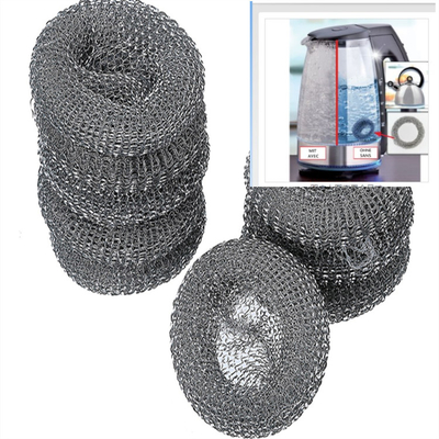 Diameter 4cm Tebal 2cm 304 Bola Pembersih Stainless Steel Untuk Ketel